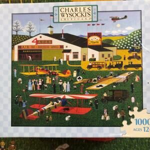 Charles Wysocki Americana 2006 “four aces flying school” complete airplanes